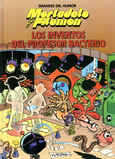Cover of Mortadelo y Filemón: Los inventos del profesor Bacterio