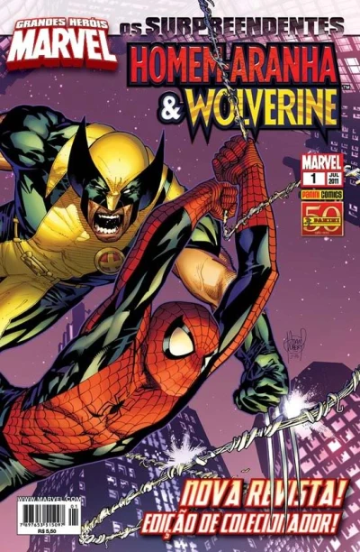Cover of Surpreendentes Homem-Aranha & Wolverine