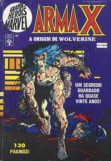 Cover of Arma X: A Origem de Wolverine