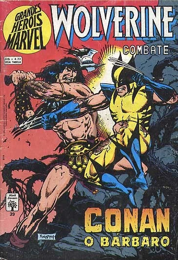 Cover of Wolverine Combate Conan O Barbaro