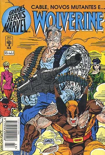 Cover of Cable, Novos Mutantes E Wolverine