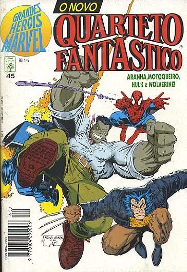 Cover of O Novo Quarteto Fantastico