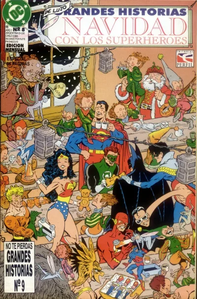 Cover of Navidad con los superheroes