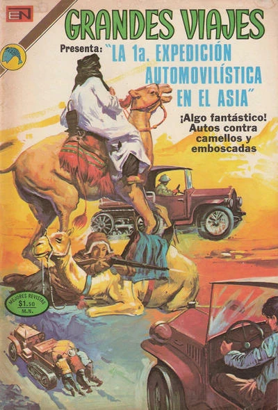 Cover of La 1a Expedicion Automovilistica en el Asia