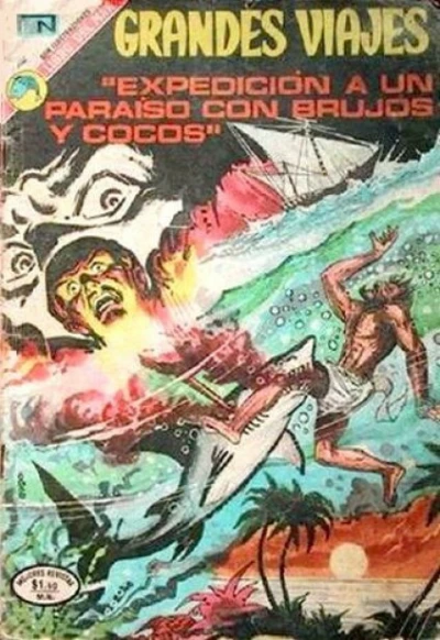 Cover of Espedicion a un paraiso con brujos y cocos