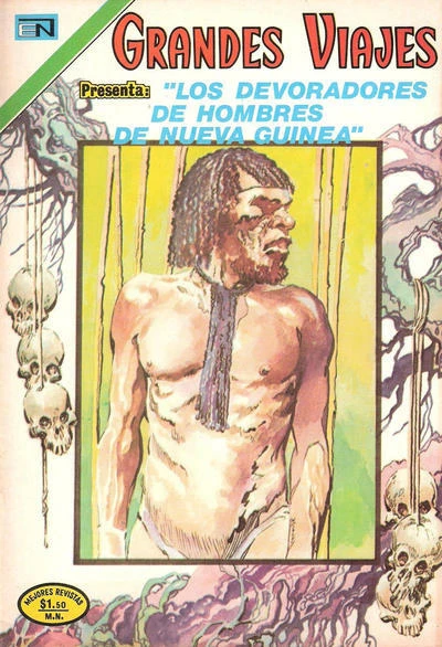 Cover of Los Devoradores de Hombres de Nueva Guinea
