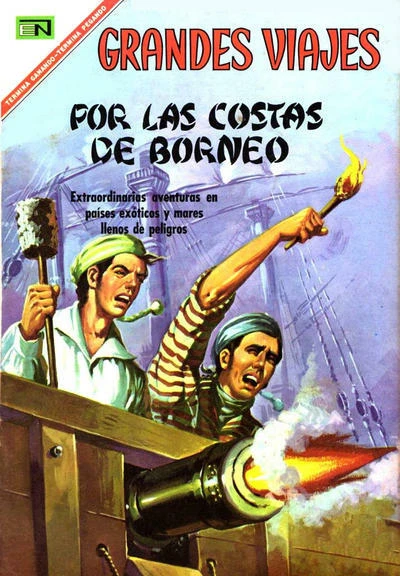 Cover of Por la Costas de Borneo
