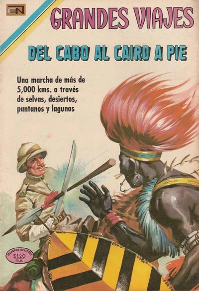 Cover of Del Cabo al Cairo a Pie