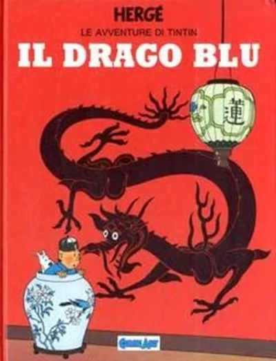 Cover of La Avventure di Tintin: Il Drago blu
