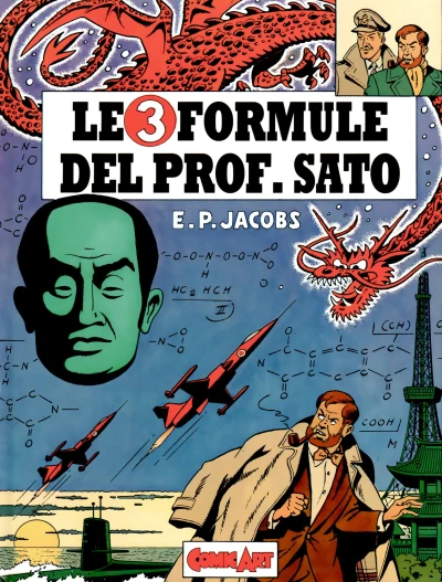 Cover of Le 3 formule del prof. Sato