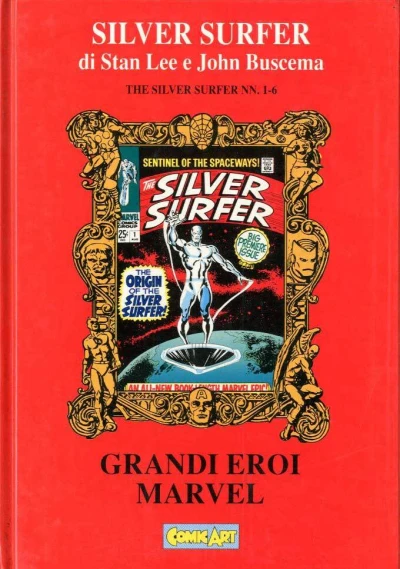 Cover of Grandi Eroi Marvel - Silver Surfer
