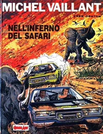 Cover of Michel Vaillant : Nell'inferno del Safari