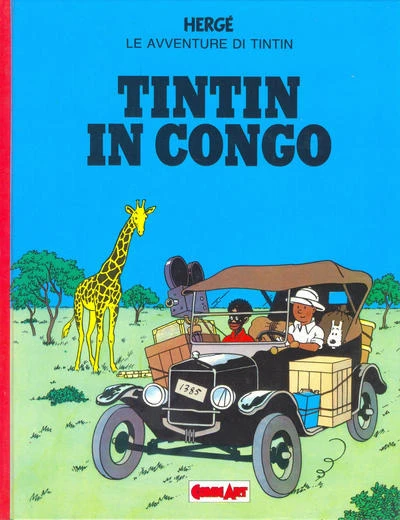 Cover of Tintin in Congo