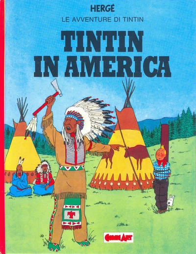 Cover of Tintin in America