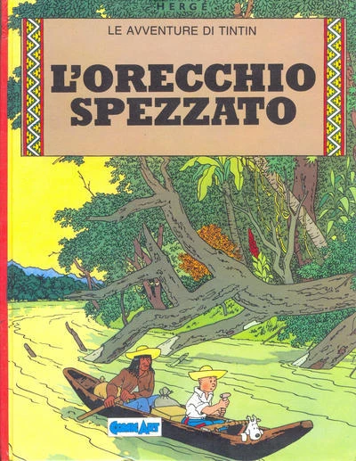 Cover of Le Avventure di Tintin: L'orecchio Spezzato