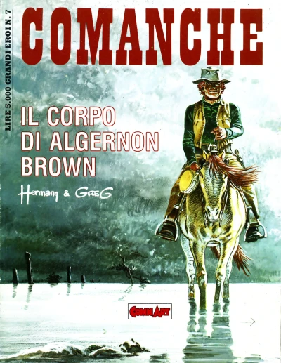 Cover of Comanche - Il corpo di Algernon Brown