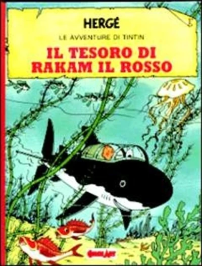 Cover of Le Avventure di Tintin : Il Tesoro di Rakam il Rosso
