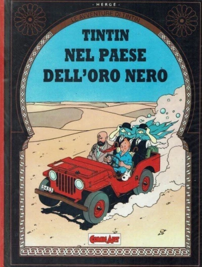 Cover of Tintin nel paese dell'Oro Nero