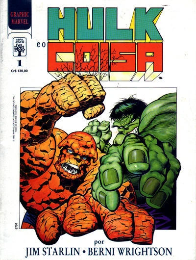Cover of Hulk e o Coisa