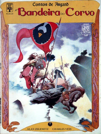Cover of Contos de Asgard - A Bandeira do Corvo