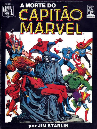 Cover of A Morte do Capitão Marvel