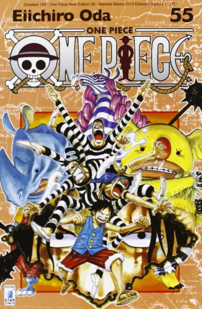 Cover of One piece new edition 55