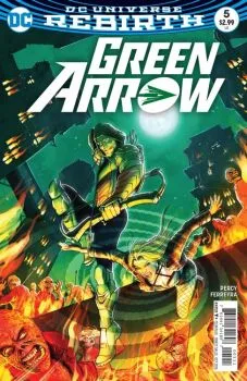 Cover of The Death and Life of Oliver Queen Part Five: The Inferno