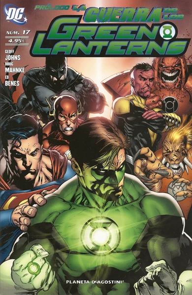 Cover of La guerra de los Green Lanterns - Prólogo
