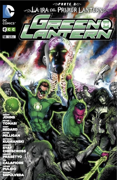 Cover of La ira del primer Lantern - Parte 2