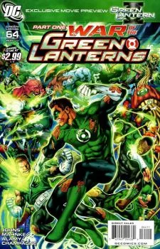 Cover of War of the Green Lanterns, Part One