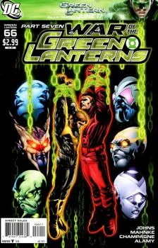Cover of War of the Green Lanterns, Part Seven