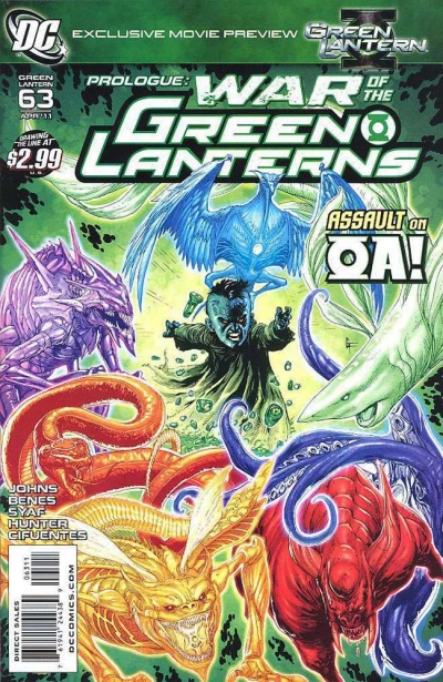 Cover of War of the Green Lanterns Prologue