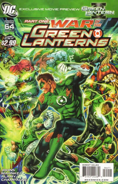 Cover of War of the Green Lanterns, Part One