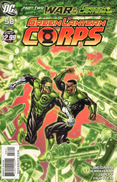 Cover of War of the Green Lanterns, Part Two