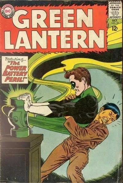 Cover of Green Lantern's Wedding Day!; Power Battery Peril!