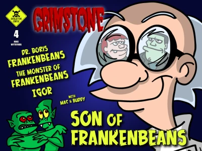 Cover of Son of Frankenbeans; The Ribcage Halloween Special
