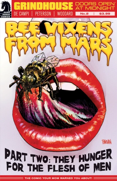 Cover of Bee Vixens From Mars, Part Two: They Hunger For the Flesh of Men
