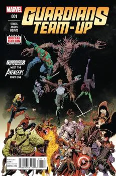 Cover of Guardians of the Galaxy Meet the Avengers Part One
