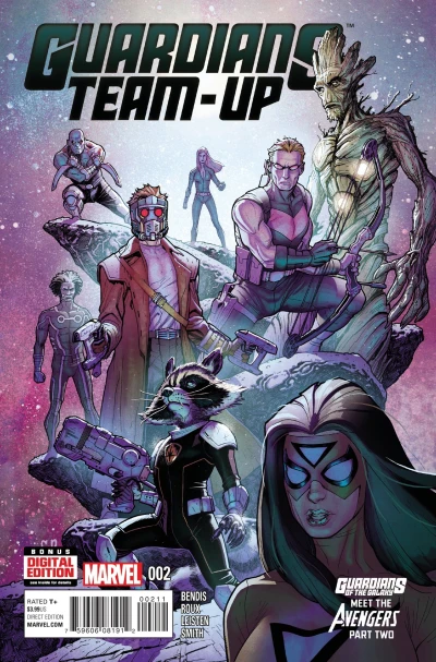 Cover of Guardians of the Galaxy Meet the Avengers Part Two