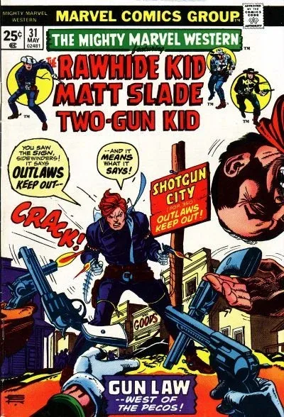 Cover of Gun Law - West of the Pecos!