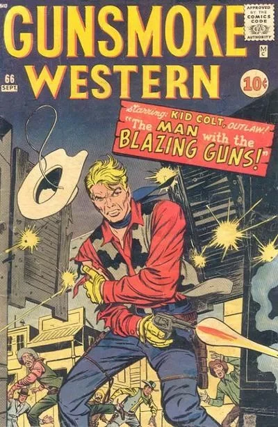 Cover of The Man With The Blazing Guns!