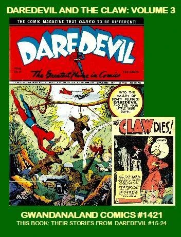 Cover of Daredevil and The Claw: Volume 3