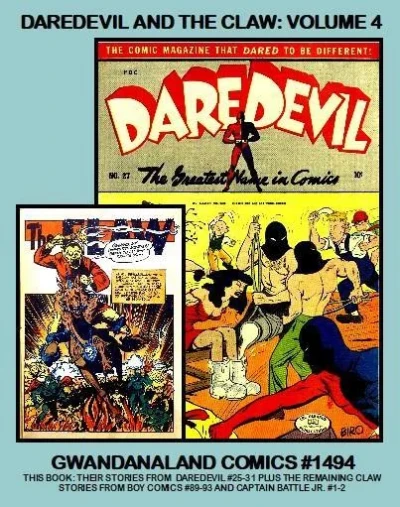 Cover of Daredevil and The Claw: Volume 4