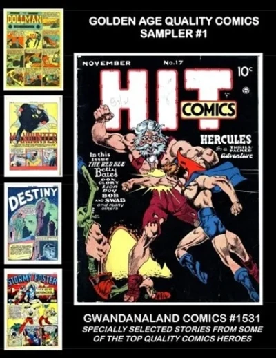 Cover of Golden Age Quality Comics Sampler #1