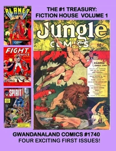 Cover of The #1 Treasury: Fiction House Volume 1