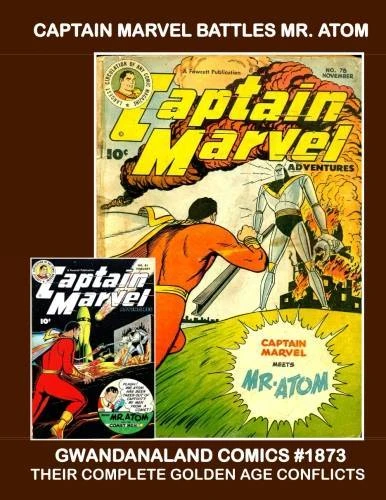 Cover of Captain Marvel Battles Mr. Atom