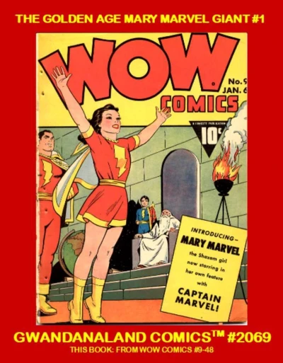 Cover of The Golden Age Mary Marvel Giant #1