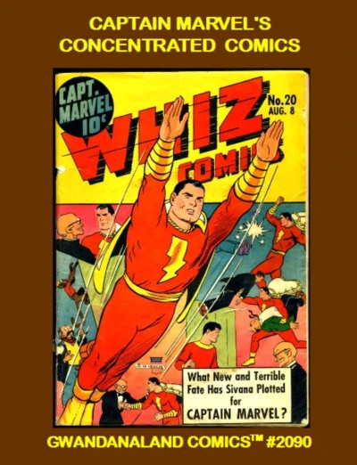 Cover of Captain Marvel's Concentrated Comics