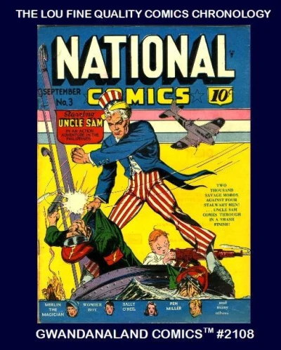 Cover of The Lou Fine Quality Comics Chronology