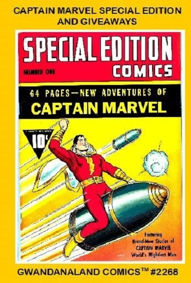 Cover of Captain Marvel Special Edition and Giveaways